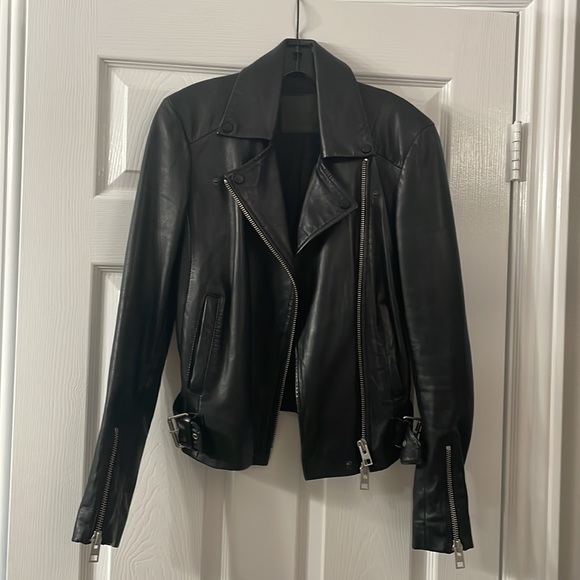 All Saints Jackets & Blazers - Allsaints Black Leather Jacket- Limited Edition